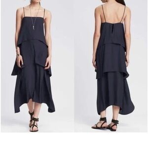 Banana Republic Blue Midi Dress